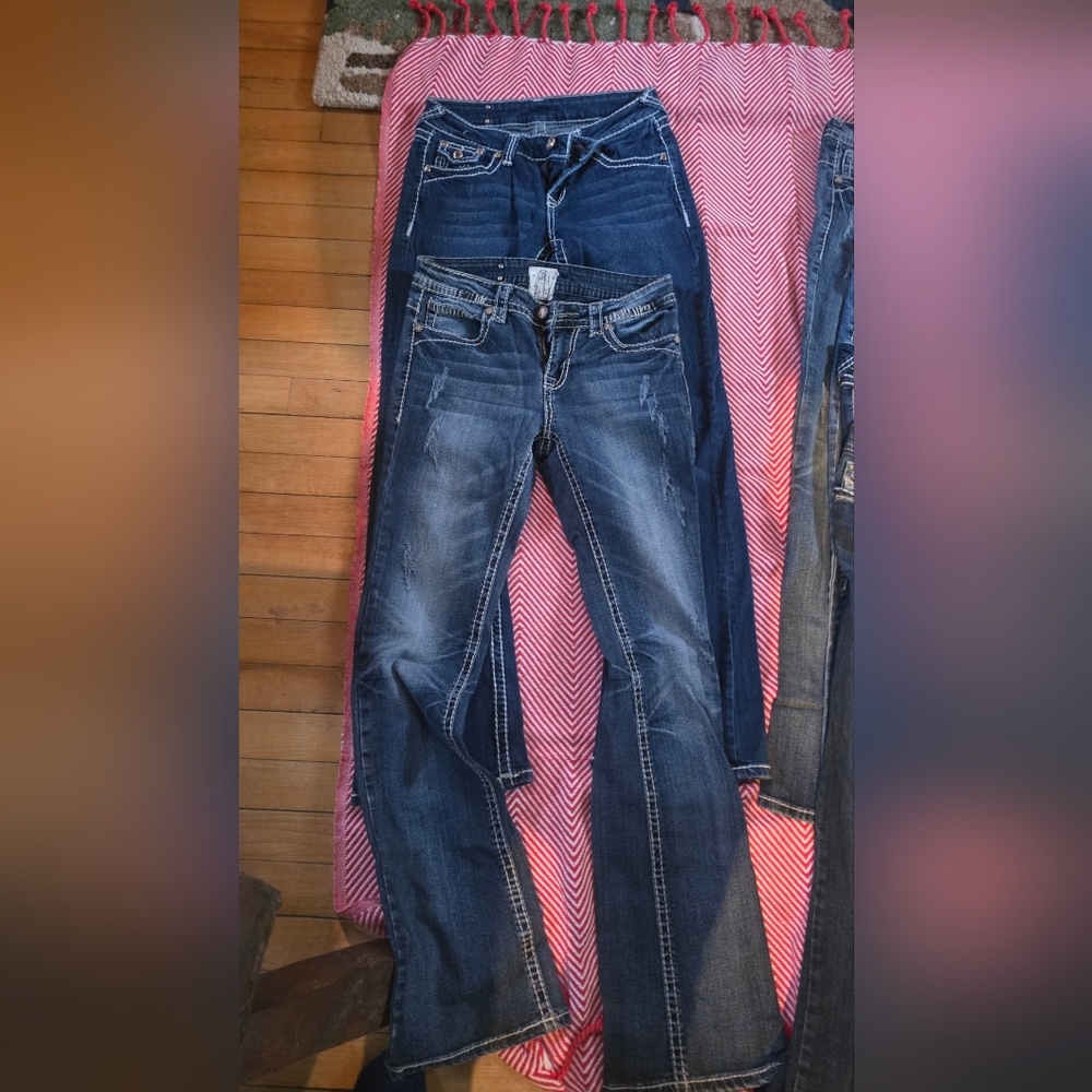 2 Prs. Reaco Women's Blue Jeans Sz. 29